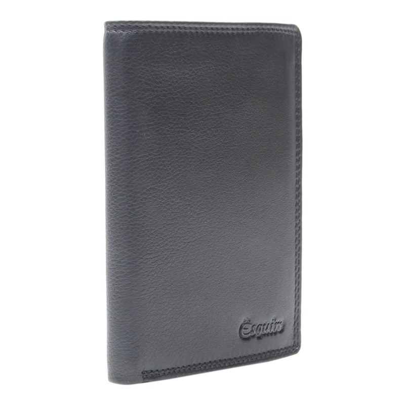 Esquire Duo Leather Credit Card Holder 9 cm - black