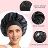 6 Piezas Gorro de Seda para Dormir Ajustable, Capó Gorro