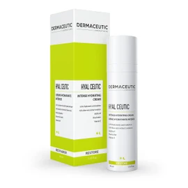 Dermaceutic Hyal Ceutic Intensive 24 Hour Moisturising Cream with Hyaluronic Acid, Aloe Vera, Vitamin E and Jojoba Oil - Anti-Ageing Face Cream - 40 ml