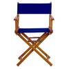 Casual Home 18" Director's Chair Honey Oak Frame with Royal