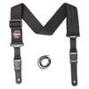 Rayzm Guitar Strap with Quick Release Black Non Slip Soft