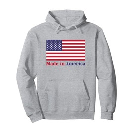 Patriotic Red White Blue Stars And Stripes Flag Pullover Hoodie