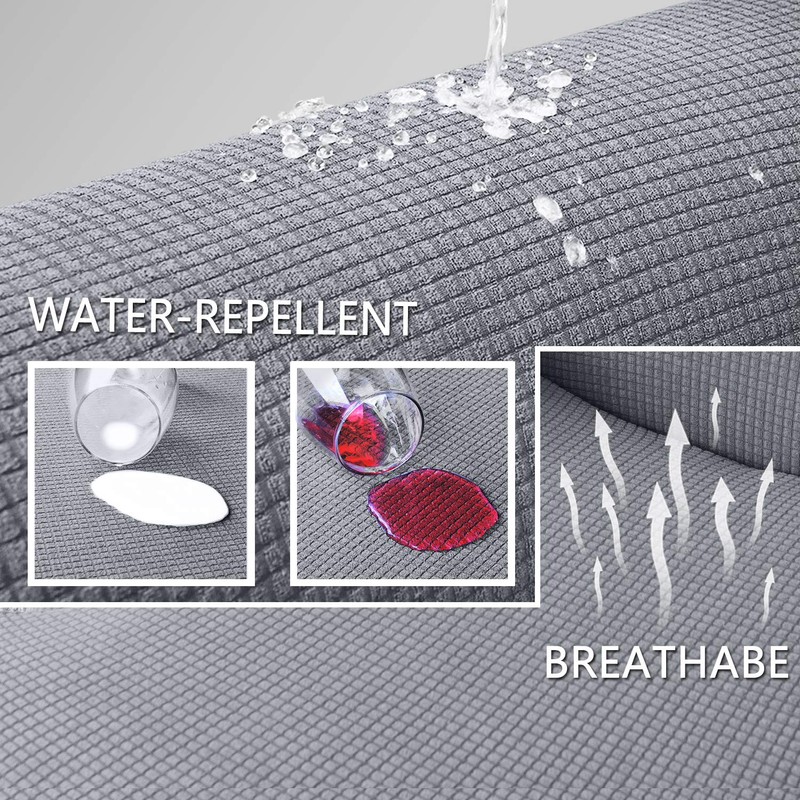 Granbest Premium Water Repellent Wingback Chair Cover 2-Piece High Stretch