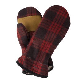 Stormy Kromer Ida's Mittens Size XL Black/Red Tartan