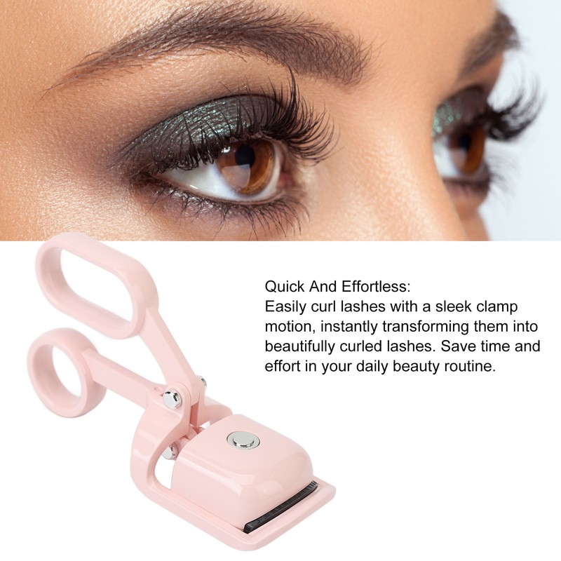 Heated Eyelash Curler 3 Gears Temperature Control Long Lasting Portable