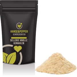 100 g celery tubers ground celery tuber powder celery tuber powder