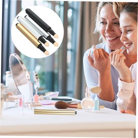 FOMIYES 4pcs Female Concealer Pen Portable Empty Cream Tubes with Cover for Liquid Foundation for Travel and DIY Makeup Essentials