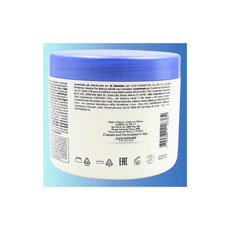 Crema Extracto Chia Reparadora Alfaparf Real Rigen 500g