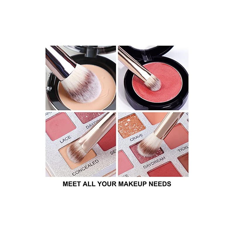 MAANGE-Brochas de Maquillaje 20 Piezas Set de Brochas para Maquillaje