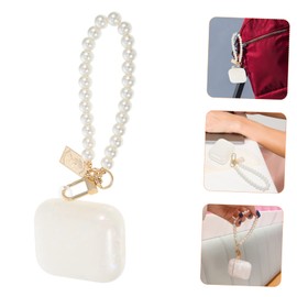 DOITOOL 1set Shiny Earphone Case Chain Delicate Earbud Sleeve for Lightweight TPU Protective Cover Compact Design for Easy Carrying Prevents Drops and Scratches