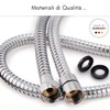 Schläfer 802690 Flexible Universal Stainless Steel Shower Hose with Universal