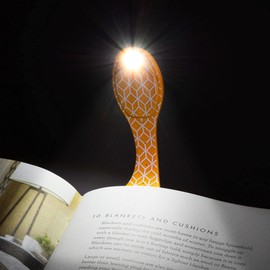 Gifts for Readers & Writers Flexilight Leseleuchte | 2 in 1 Lesezeichen Buchlicht | LED Clip On Leselampe | Kinder und Erwachsene Buch Taschenlampe | Buchzubehör | Geschenk für Leser, Buchliebhaber