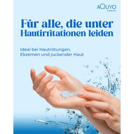AQUYO Cosmetics Blueline Creme bei Ekzem, Psoriasis, Neurodermitis oder Hautausschlag | Körpercreme für trockene, unreine Haut | Pflegecreme bei Juckreiz und Hautirritationen (500ml Spender) | ohne Parabene & Parfüm