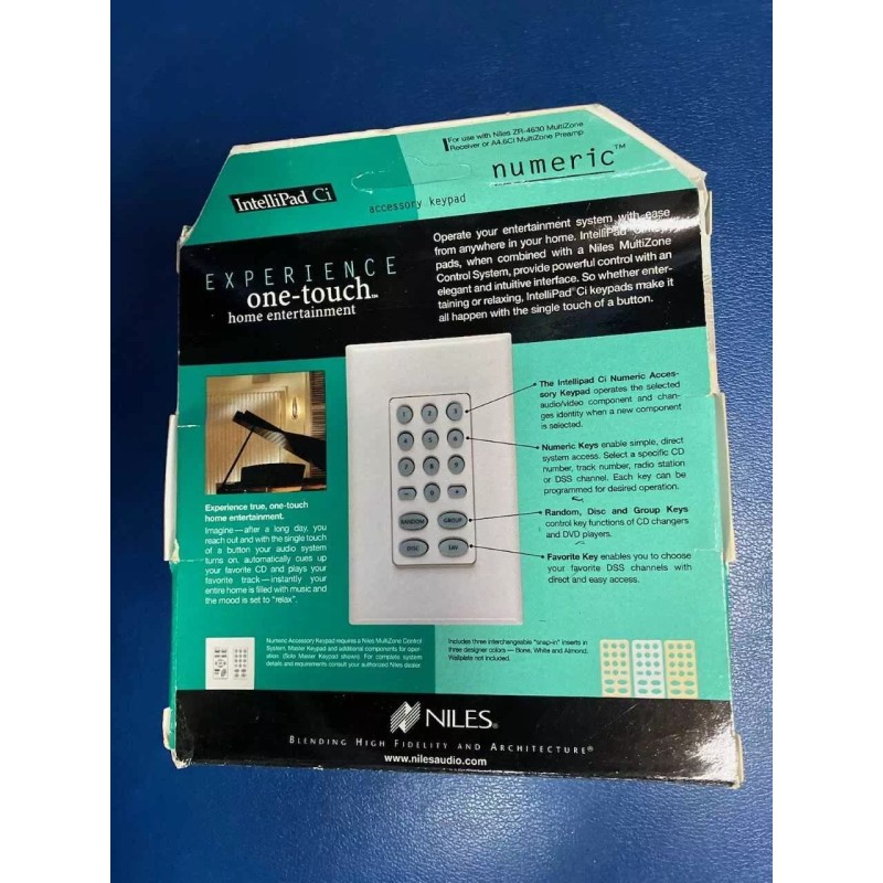 Niles IntelliPad Ci Numeric Keypad Control Unit