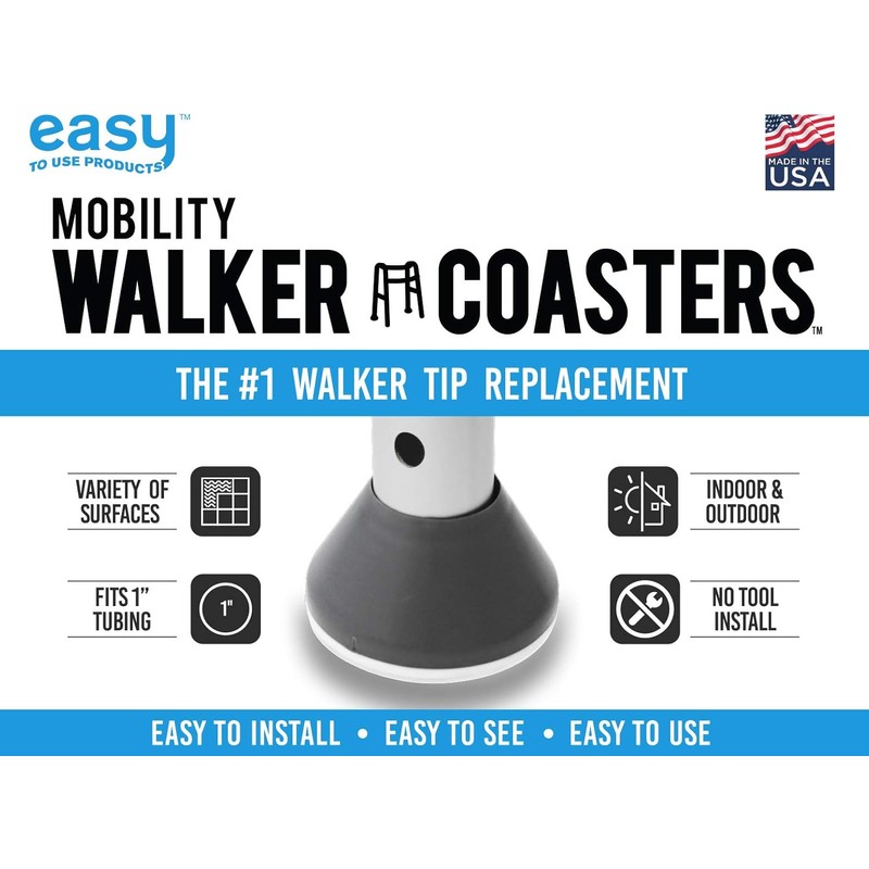 Walker Coasters 2 Pack| Longer Lasting More Durable Tennis Ball