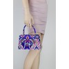 Girly Handbags Ladies Baroque Flower Clutch Bag, royal