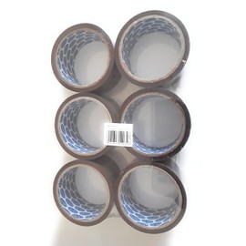 6 Rolls 48MM×40M Brown Packing Tape,Parcel, Heavy Duty,Moving Houses and Office Use Packaging Tapes