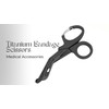 Titanium Bandage Shears Scissors EMT and Trauma Shears, Bent Stealth