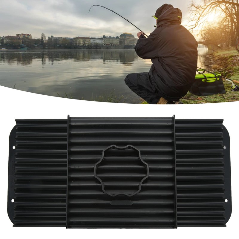 Bait Rolling Plate ABS Plastic Black Portable Lightweigh Fishing Bait