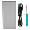 Tyep C to MSATA Enclosure Aluminum Alloy USB3.1 Gen2 Type