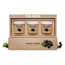 Finlandia [핀란디아] 핀란드 아로니아 분말 파우더 50g 3통 [Finlandia] Finnish Aronia Powder 50g, 3 Packs