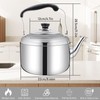 Stovetop Kettle 5 Quart/5L Stainless Steel Whistling Tea Kettle with