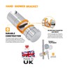 Adjustable Shower Head for Slide Bar, Hand Shower Bracket Universal