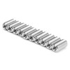 10Pcs Repair Nut Slotted Stainless Steel Thread Extension Reduce Sleeve
