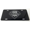 BLVD Philadelphia Phillies LOGO Car Tag Diamond Etched on Aluminum