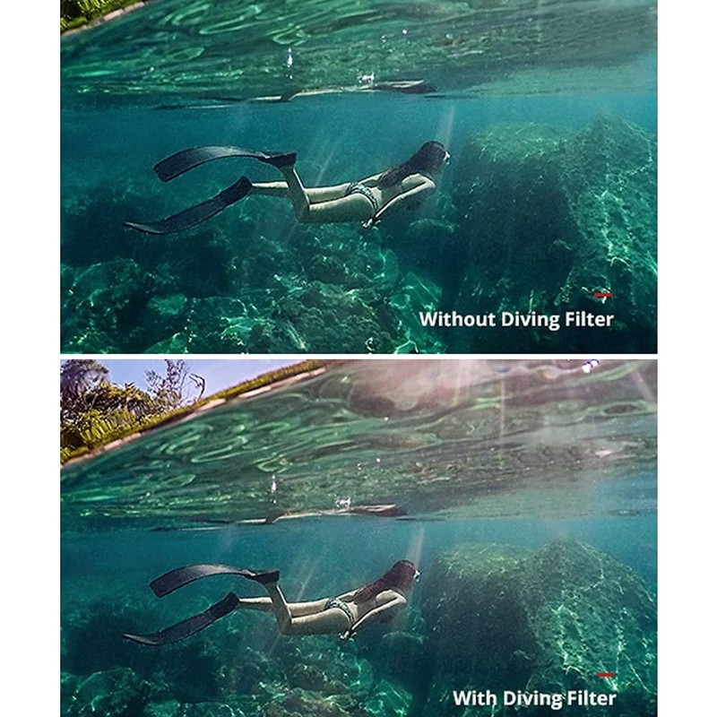 PGYTECH DJI OSMO ACTION Diving Filter (Professional) Waterproof & Oilproof