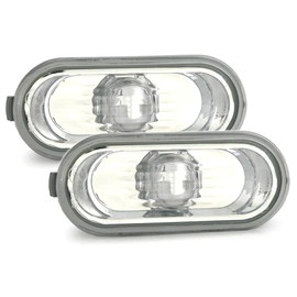 SHLPDFM 2 PCS/SET Transparent Clear Side Indicator Set 1J0949117 Compatible With VW Golf MK4 1997-2004