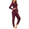 Ekouaer Womens Pajamas Sets Long Sleeve Tops with Jogger Pants