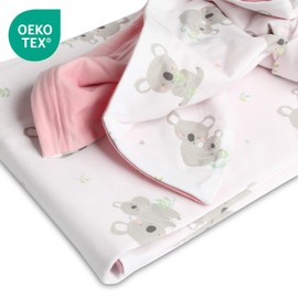schlummersack Children's Bed Linen Set, 100 x 135 cm, Koala, 100% Cotton, Reversible, with Zip, Oeko-Tex
