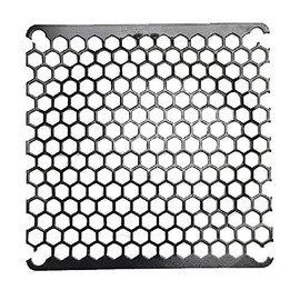 Coolerguys 92mm Honeycomb Black Metal Grill