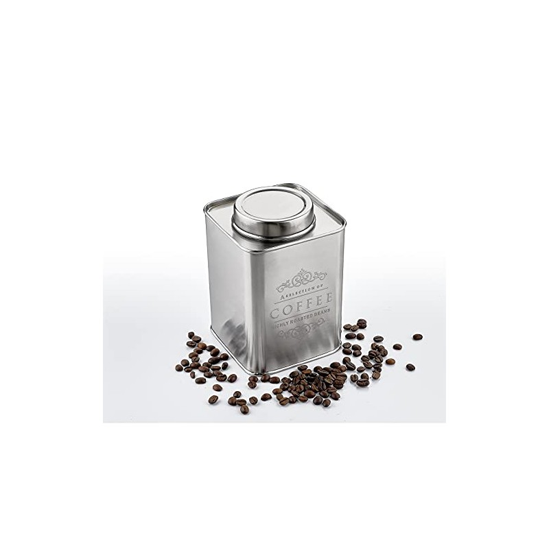 Zassenhaus Coffee Storage Container, Grey, 500 g