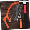 SHINEOFI 1 Set Mini Hacksaw with Replacement Blades Ergonomic Handle