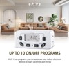 M EGA MEGACUBE 7 Day Programmable Digital Timer Outlet, Indoor