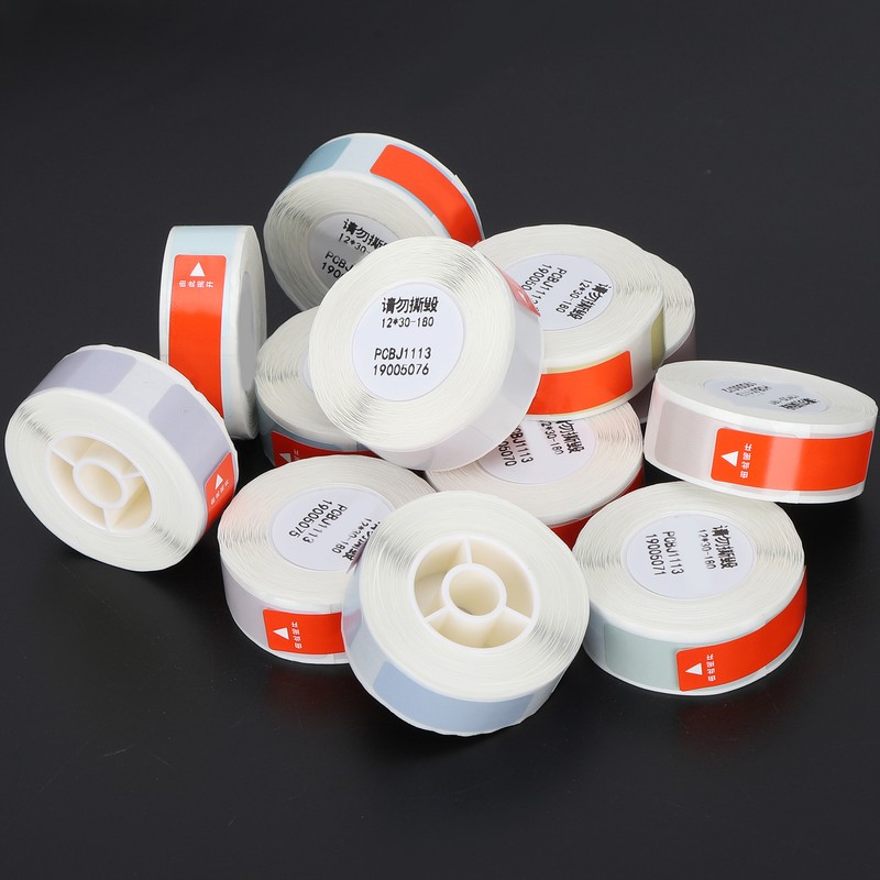 12Pcs Label Paper Adhesive Waterproof Thermal Stickers Coding Machine Price