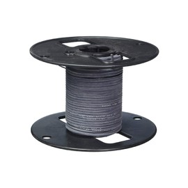 USAMADE #18 Gauge Silicone Wire UL Listed (3239) -31A095- Tin-Plated Copper 10,000V 150° C (50ft Spool, Black)