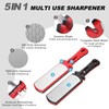 sourcing map 400/1000 Grit Handheld Diamond Sharpening Stone Double-Sided Whetstone