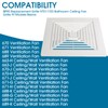 696N-R02 B Unit&Replacement Grille 97011723 for Broan-NuTone BP90,663,670,671,688,689,Bathroom Vent Cover