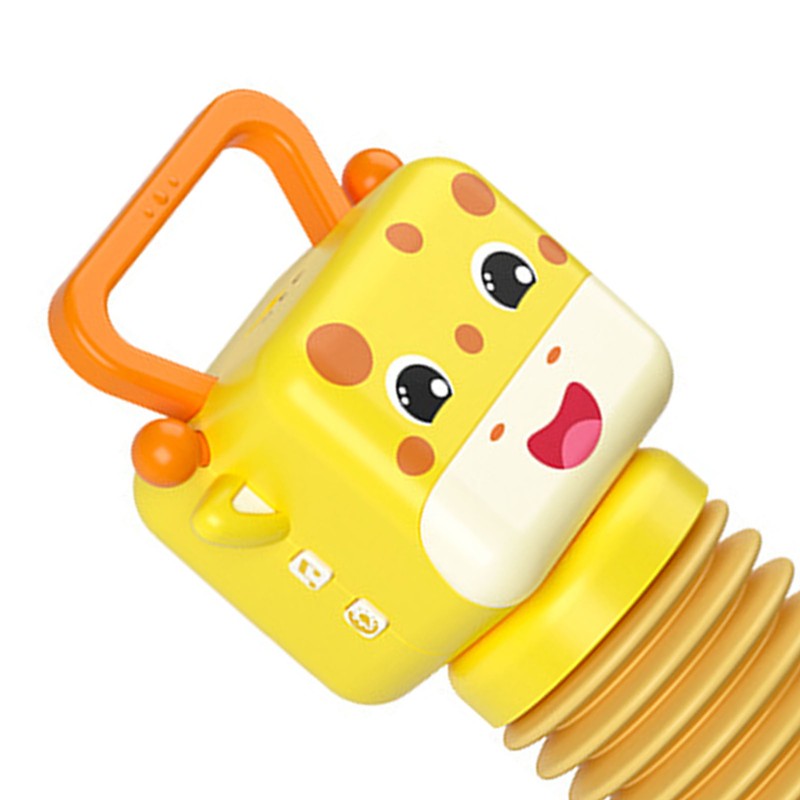 Kids Accordion Toy Giraffe Shaped Grip Design Button Music Educational