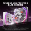 Asiahorse Nyota 120mm Case Fan with Efficient Cooling, ARGB Fan