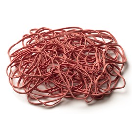 Plastic Mill Rubber Bands Thick Size #33 | Pink Durable RubberBands 100 Count /pack | 3 1/2 x 1/8" Multi-Purpose Band | Elastics large Long Rubber for Office Supply, File Folders, box, Books, gifts, Notebook|