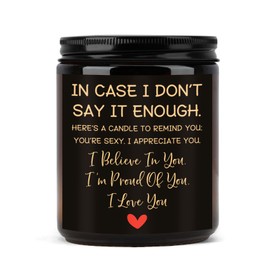 Valentines Day Wedding Gifts for Him Her Husband Wife, Anniversary Birthday Gifts for Women Men Boyfriend Girlfriend,Lavender Candle,Engagement Gifts for Couples,Romantic Gifts for Fiancee Fiance