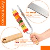 Anyuecoco Kabob Skewers for Grilling,6 PCS - 17 Inch Double