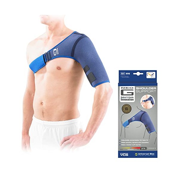Neo-G Shoulder Support for Rotator Cuff, Dislocated Shoulders, Shoulder Pain Relief, Arthritis, Sports â Shoulder Brace for Men and Women â Adjustable Compression Strap - Class 1 Medical Device