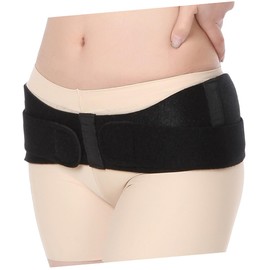 PLAFOPE Abdominal Band for Women Pelvic Correction Belt for Belly Tightening Comfortable Breathable Material Present for Moms Black Average