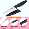 Steak Knives set of 6, Nano ID Ceramic Stake Knife