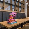 YUJNS Sakura Tree House Architecture Micro Blocks Set of Japanese